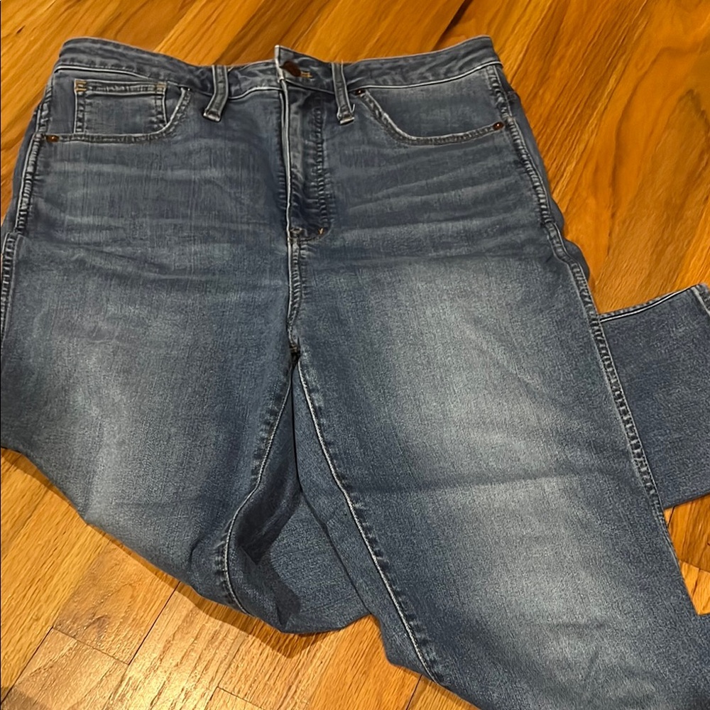 Madewell Curvy Stovepiper Women's Blue Jeans